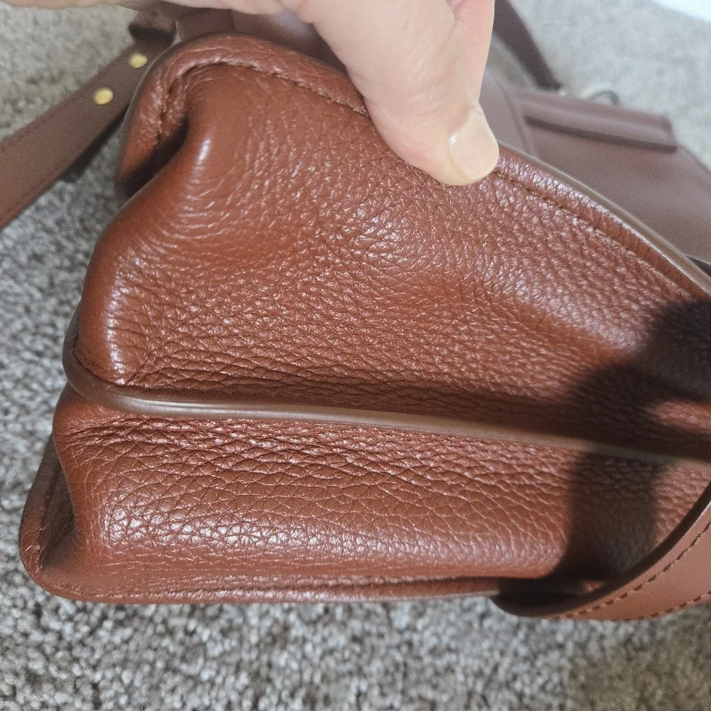 Chloé Aby Medium Leather Bag – Brown EUC